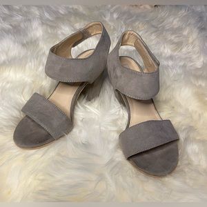 Steve Madden Wedge Heels with Velcro strap